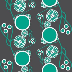 Organic Dots Teal