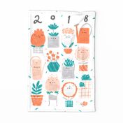 Happy Plants 2018 Calendar