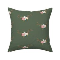 7" Sweet Friends Antlers - Olive