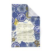 2023 Vintage Blue Willow Calendar