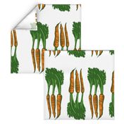 carrots alternating block print