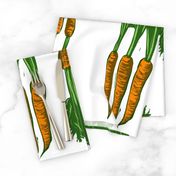 carrots alternating block print