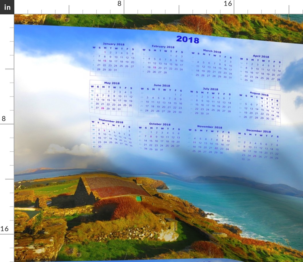 Ireland 2018 Calendar