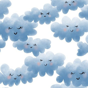 Happy Little Clouds - Larger Scale