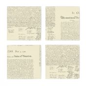 17x21"  Declaration of Independence (NOT for Fat Quarters)