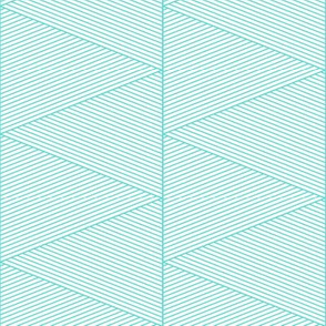 geo cool line work triangles blue