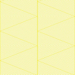 geo cool line work triangles yellow