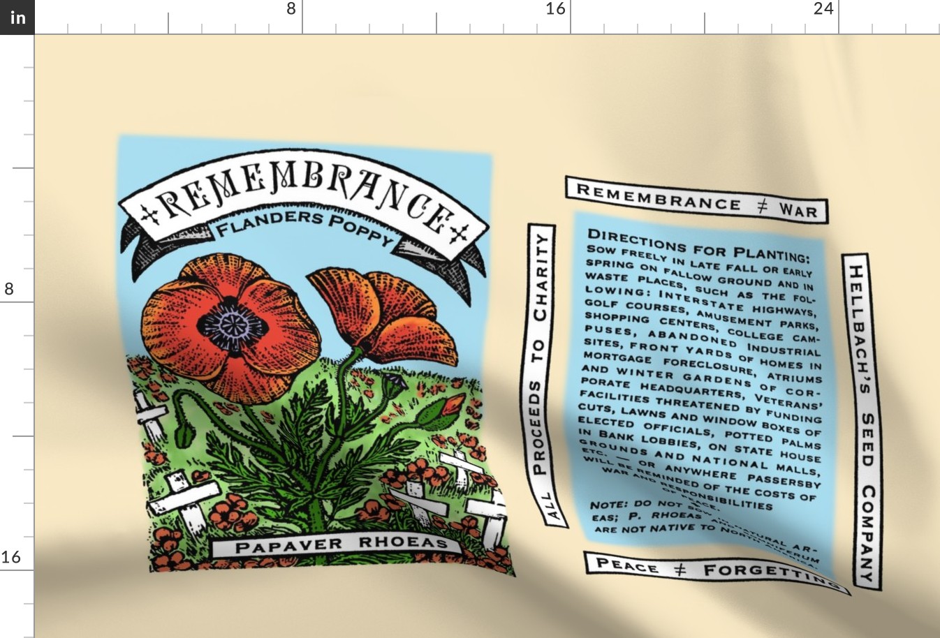 Remembrance Poppy Seed Packet