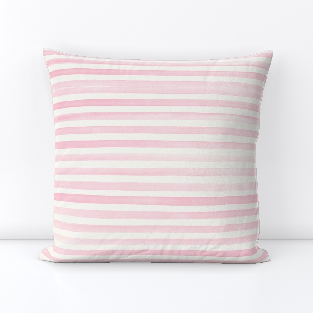 Blush Watercolor Stripes