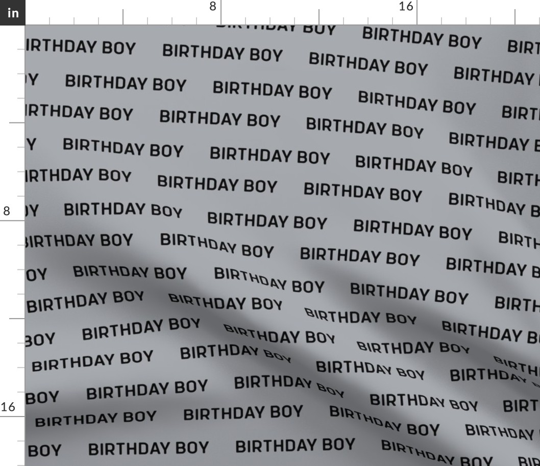 birthday boy fabric and wrap
