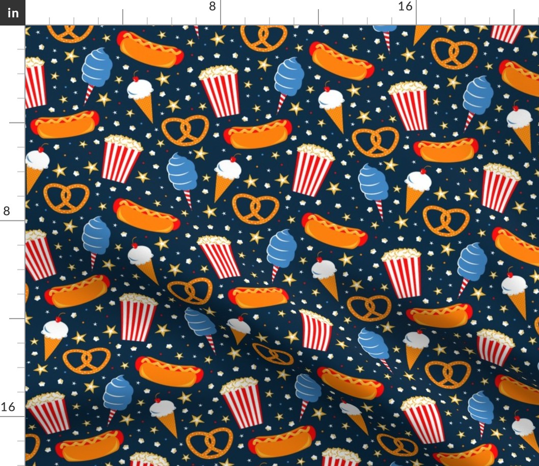 Circus Treats (Navy)