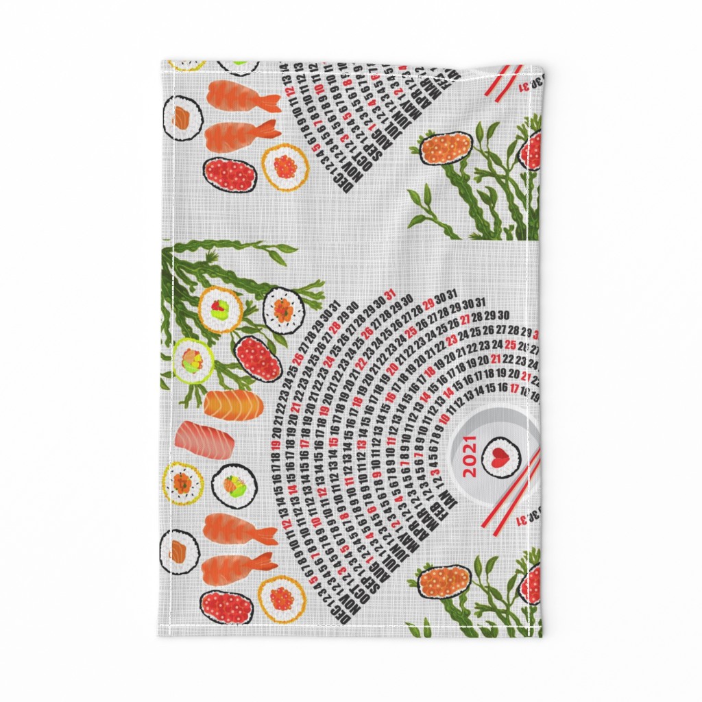 2019 Celebration of Sushi Gray linen