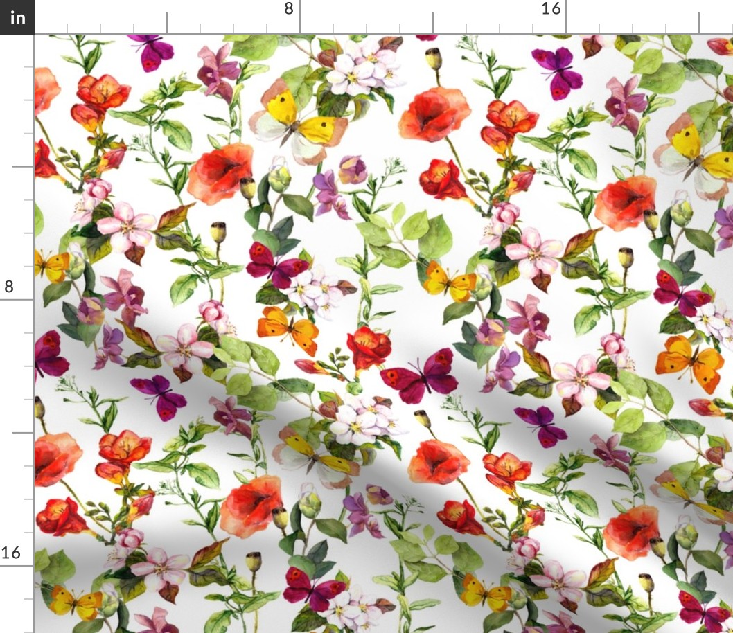 Butterfly Meadow Florals