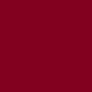 solid burgundy red (#81001E)