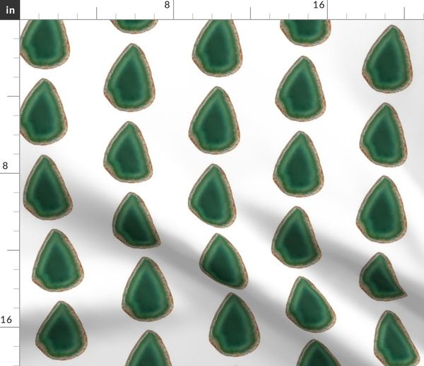Modern Natur Grun Smaragdgrun Fett Gedruckt Frisch Kristall