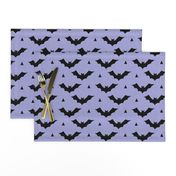 bat linen purple design