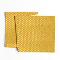 Mustard Polka Dots