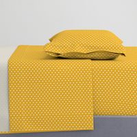 Mustard Polka Dots