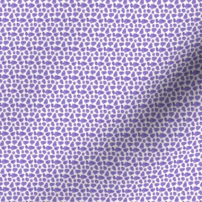 Purple Spots Cheetah Dots Rocks Periwinkle ) 