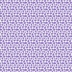 Purple Spots Cheetah Dots Rocks Periwinkle ) 