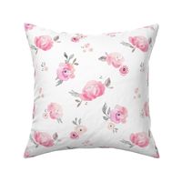 Blush Pastel Floral Rose