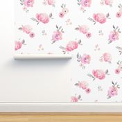 Blush Pastel Floral Rose