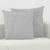 Half Inch Medium Gray and White Houndstooth Check