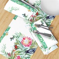 Honeyeaters Teatowel-With Fern Leaf