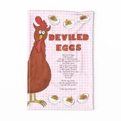 Deviled Eggs Tea Towel