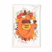 Apple sauce tea towel