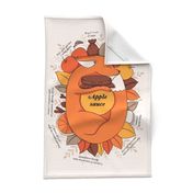 Apple sauce tea towel