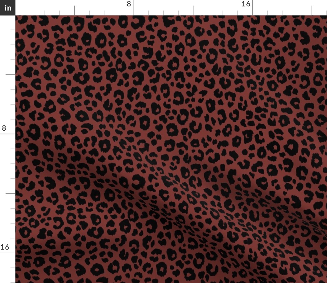 Red Brown - Leopard