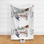 Stay Clever Little Fox - 42"x36" Quote Blanket