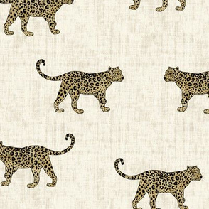 Leopard skin illustration seamless pattern fabric print, leather fur  abstract animal safari wallpaper texture, with original brown colors.  Jigsaw Puzzle by Julien - Pixels