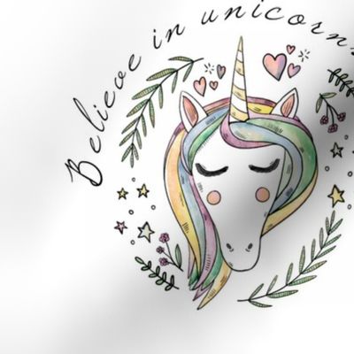 believe in unicorns lovey