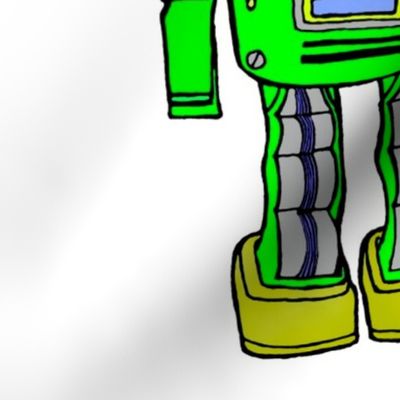 Plush GREEN robot