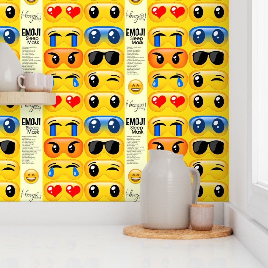 emoji sleep masks