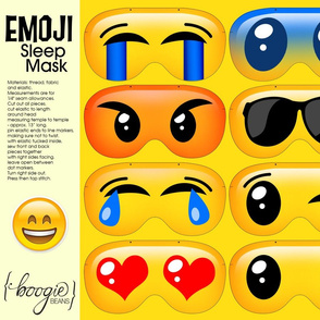 emoji sleep masks