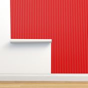 Red and White Vertical Pinstripes