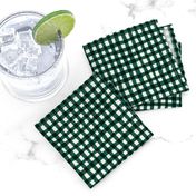 green gingham