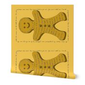 Gingerbread man Tea towel recipe