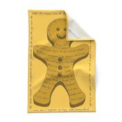 Gingerbread man Tea towel recipe