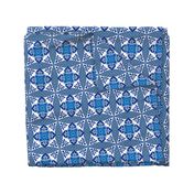 Talavera 4-petal Flower - Blue