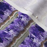 Purple Amethyst Geode Mountains