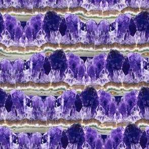 Purple Amethyst Geode Mountains