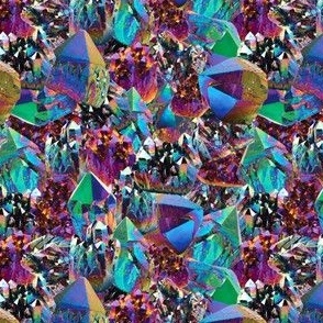 Oil Sick Rainbow Aura Crystals