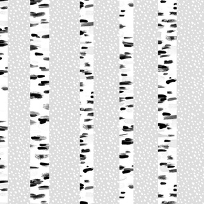 Birch Trees - Winter Birch Forest Large Scale