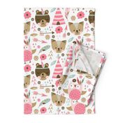 Pink Animal Birthday Pattern