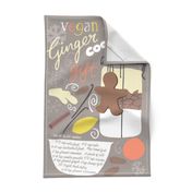 Vegan ginger cookie gift