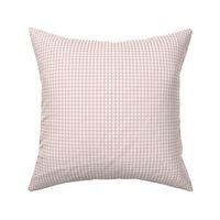 tiny gingham dusty pink